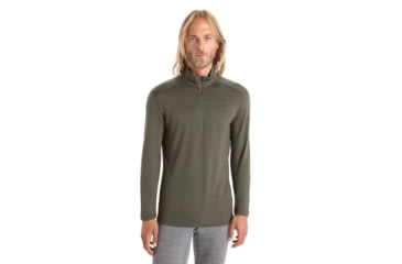 Image of Icebreaker 260 Tech Long Sleeve Half Zip Thermal Top - Men's, Loden, 2XL, IB104372069XXL