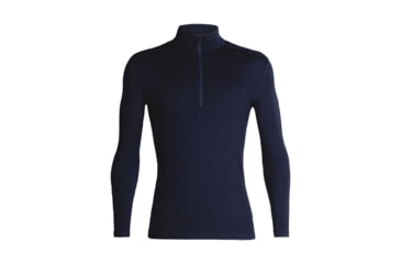 Image of Icebreaker 260 Tech Long Sleeve Half Zip Thermal Top - Men's, Midnight Navy, Extra Small, IB104372401XS