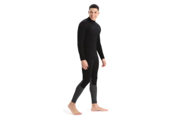Image of Icebreaker 260 Tech Long Sleeve Turtleneck Thermal Top - Mens, Black, Extra Small, IB0A56IE001XS