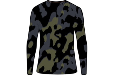 Image of Icebreaker 260 Vertex Long Sleeve Natural Shades Thermal Top - Men's, Black/Loden/Graphite/J, 2XL, IB0A56R1949XXL