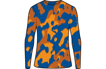 Image of Icebreaker 260 Vertex Long Sleeve Natural Shades Thermal Top - Men's, Lazurite/Solar/Earth/J, 2XL, IB0A56R1924XXL