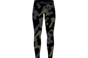 Image of Icebreaker 260 Vertex Thermal Natural Shades Leggings - Men's, Black/Loden/Graphite/J, Extra Large, IB0A56R3949XL