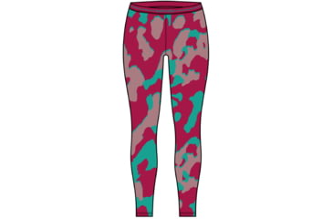 Image of Icebreaker 260 Vertex Thermal Natural Shades Leggings - Women's, Electrpnk/Crystal/Flxgren/J, Small, IB0A56UO983S