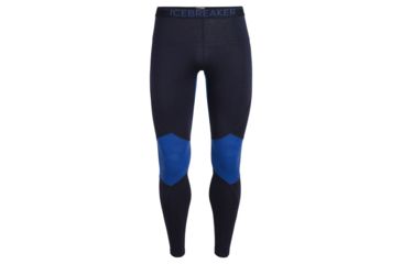 Image of Icebreaker 260 Zone Leggings - Mens, Midnight Navy/SURF, Medium, 104364B04M