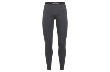 Image of Icebreaker 260 Zone Leggings - Womens, Jet HTHR/Black, Extra Small, 104396A01XS