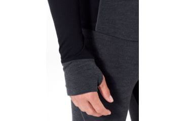 Image of Icebreaker 260 Zone Long Sleeve Crewe - Mens, Jet HTHR/Black, Large, 104360A01L