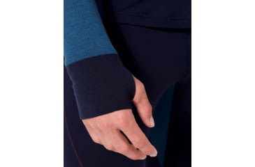 Image of Icebreaker 260 Zone Long Sleeve Crewe - Mens, Midnight Navy/SURF, Extra Large, 104360B04XL