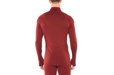 Image of Icebreaker 260 Zone Long Sleeve Half Zip - Mens, Cabernet/CHILI RED, Small, 104361616S