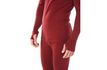 Image of Icebreaker 260 Zone Long Sleeve Half Zip - Mens, Cabernet/CHILI RED, Small, 104361616S