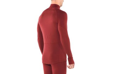 Image of Icebreaker 260 Zone Long Sleeve Half Zip - Mens, Cabernet/CHILI RED, Small, 104361616S
