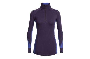 Image of Icebreaker 260 Zone Long Sleeve Half Zip - Womens, Lotus/Mystic, Extra Small, 104394C07XS