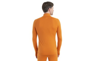 Image of Icebreaker 260 ZoneKnit Long Sleeve Half Zip Thermal Top - Mens, Earth/Solar/Cb, Extra Large, IB0A56HF862XL