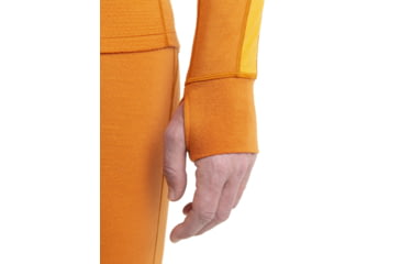 Image of Icebreaker 260 ZoneKnit Long Sleeve Half Zip Thermal Top - Mens, Earth/Solar/Cb, Extra Large, IB0A56HF862XL