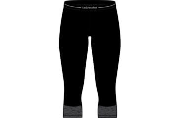 Image of Icebreaker 260 ZoneKnit Thermal Legless - Men's, Black/Jet Heather/Cb, Large, IB0A56HK091L