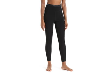 Image of Icebreaker 300 MerinoFine Thermal Leggings - Womens, Black, Large, IB0A56B8001L