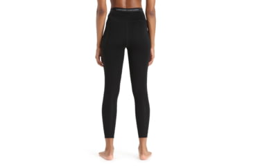 Image of Icebreaker 300 MerinoFine Thermal Leggings - Womens, Black, Large, IB0A56B8001L