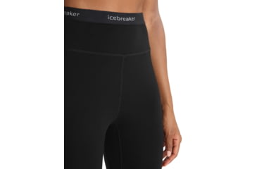 Image of Icebreaker 300 MerinoFine Thermal Leggings - Womens, Black, Large, IB0A56B8001L