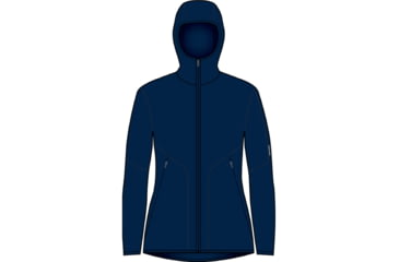 Image of Icebreaker 560 Realfleece Elemental II Long Sleeve Zip Hoodie - Women's, Royal Navy, Large, IB0A56SS466L