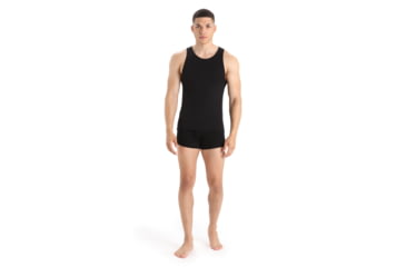 Image of Icebreaker Anatomica Tank Top - Mens, Black, Extra Small, IB103034001XS