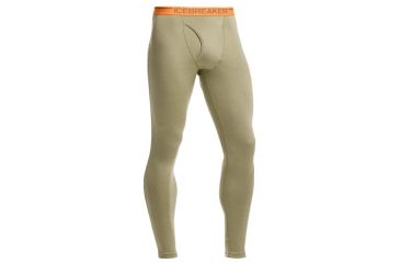 Image of Icebreaker Apex Leggings with Fly - Men's-Desert/IB Orange-Large