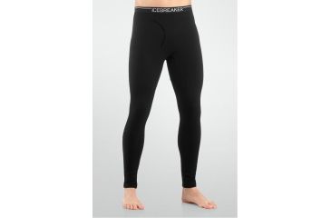 Image of Icebreaker Apex Leggings with Fly - Mens-Black-Medium