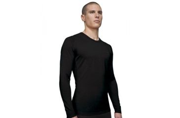 Image of Icebreaker Atlas 150 Long Sleeve Shirt Men's - Black XXL