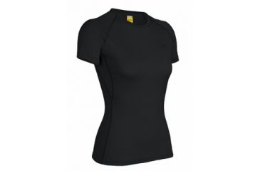 Image of Icebreaker Atlas 150 Short Sleeve Top - Women's-Black-X-Small