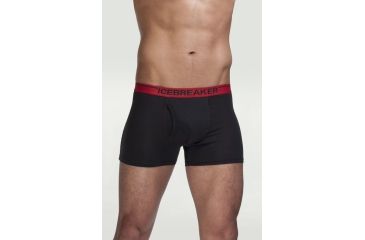 Image of Icebreaker Body Fit Boxer Brief w/Fly 150 Clearance - Men's-Small-Carbon