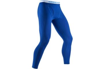 Image of Icebreaker Body Fit Leggings w/Fly 200 - Men's-Cobalt-Small