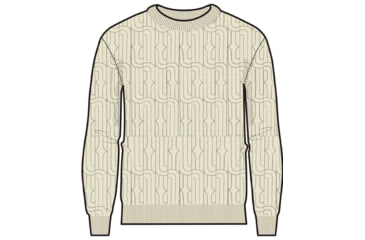 Image of Icebreaker Cable Knit Crewe Sweater - Men's, Undyed, Large, IB0A56S5000L