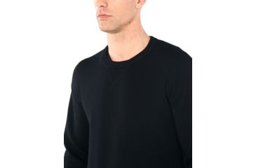 Image of Icebreaker Carrigan Reversible Sweater Sweatshirt - Mens, Black, Small, 104894001S