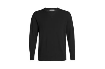 Image of Icebreaker Carrigan Reversible Sweater Sweatshirt - Mens, Black, Small, 104894001S