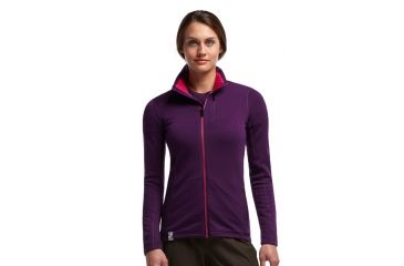 Image of Icebreaker Cascade Long Sleeve Zip Jacket - Women's-Small-Vino/Garnet