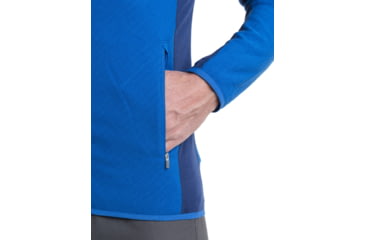Image of Icebreaker Descender Long Sleeve Zip Hood - Men's, Lazurite/Royal Navy, 2XL, IB104854569XXL