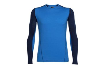 Image of Icebreaker Factor Long Sleeve Tee - Men's-Pelorus/Admiral-Small
