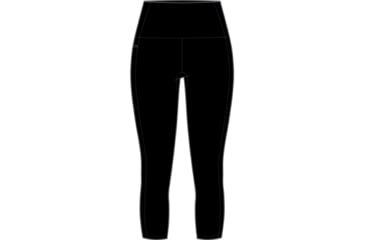 Image of Icebreaker Fastray High Rise 3/4 Tights - Women's, Black, 2XS, IB0A56MJ001XXS