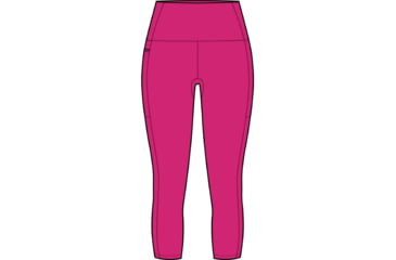 Image of Icebreaker Fastray High Rise 3/4 Tights - Women's, Tempo, Medium, IB0A56MJ854M