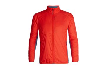 Image of Icebreaker Hyperia Lite Hybrid Long Sleeve Zip - Mens, Chili Red, Small, 104288-601-S