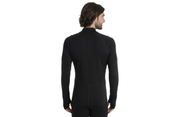 Image of Icebreaker Men 300 MerinoFine Polar LS Half Zip, Black, L, IBBA56Q9001L
