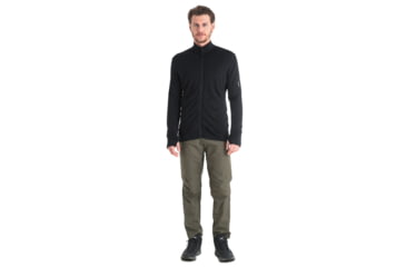 Image of Icebreaker Men Merino 260 Quantum LS Zip, Black, L, IBBA56W1001L