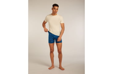 Image of Icebreaker Merino 150 Anatomica Boxers Ski Day - Mens, Atlantis/Topaz/AOP, Small, IB0A57340H8S