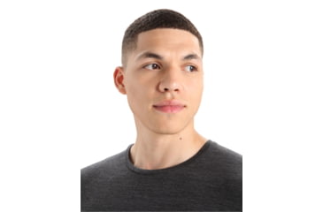 Image of Icebreaker Merino 150 Anatomica SS Crewe - Mens, Jet Hthr, Medium, IB103033011M