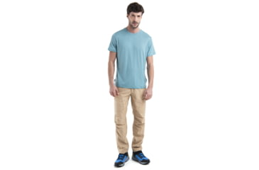 Image of Icebreaker Merino 150 Tech Lite III SS Tee - Mens, Cloud Ray, Extra Large, IB0A56WLA75XL