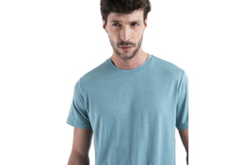 Image of Icebreaker Merino 150 Tech Lite III SS Tee - Mens, Cloud Ray, Extra Large, IB0A56WLA75XL