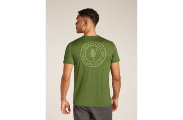 Image of Icebreaker Merino 150 Tech Lite SS T-Shirt Hike Naturally - Mens, Sphagnum, Small, IB0A576B0BDS