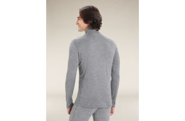 Image of Icebreaker Merino 200 Oasis Long Sleeve Half Zip Thermal Top - Mens, Gritstone HTHR, Extra Large, IBB04367013XL