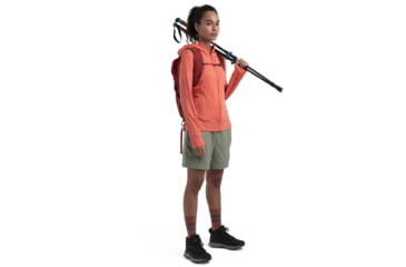 Image of Icebreaker Merino 260 Quantum IV LS Zip Hoodie - Womens, Tang, Extra Large, IB0A56XRB75XL