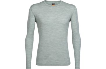 Image of Icebreaker Oasis Long Sleeve Crew Top - Men's-Seaglass Heather-Medium