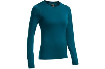 Image of Icebreaker Oasis Long Sleeve Crew Top - Womens-Night-Small
