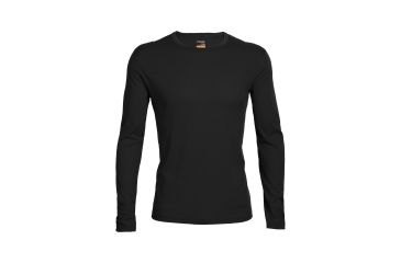 Image of Icebreaker Oasis Long Sleeve Crewe, Black, 3XL, 100476001XXXL